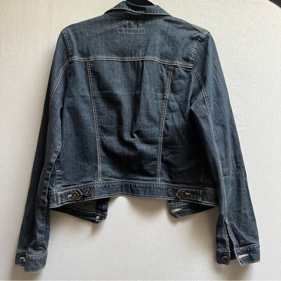 Calvin Klein denim button jacket Sz M - Picture 2 of 10